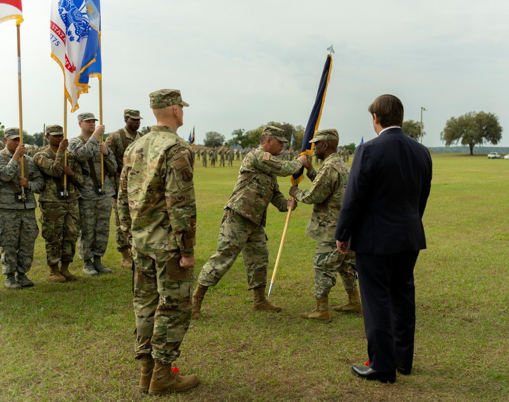 Florida Guardsmen welcome a new leader