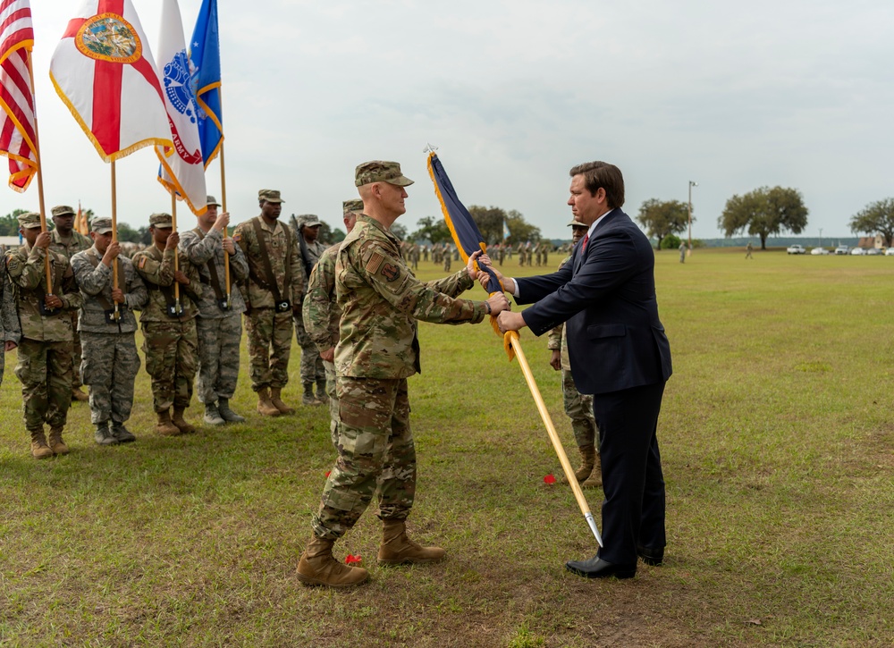 Florida Guardsmen welcome a new leader