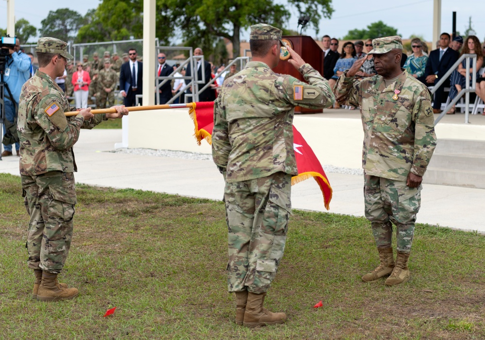 Florida Guardsmen welcome a new leader