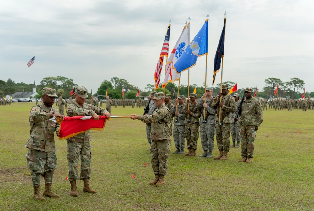 Florida Guardsmen welcome a new leader