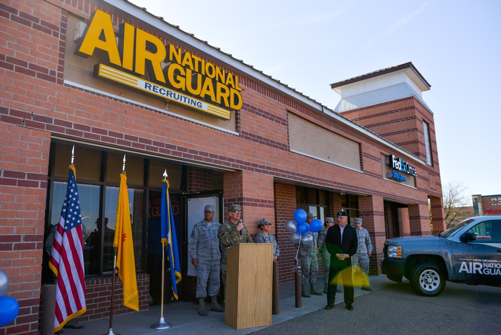 New Mexico Air National Guard Recruiting Storefront Grand Reopening