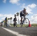 2019 Ironman 70.3 Oceanside bicyclists on Camp Pendleton