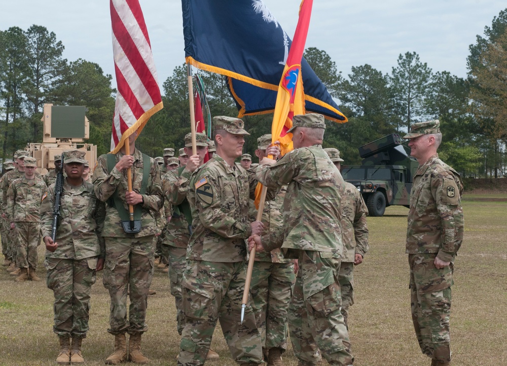 678th Air Defense Artillery Brigade conducts change of command ceremony