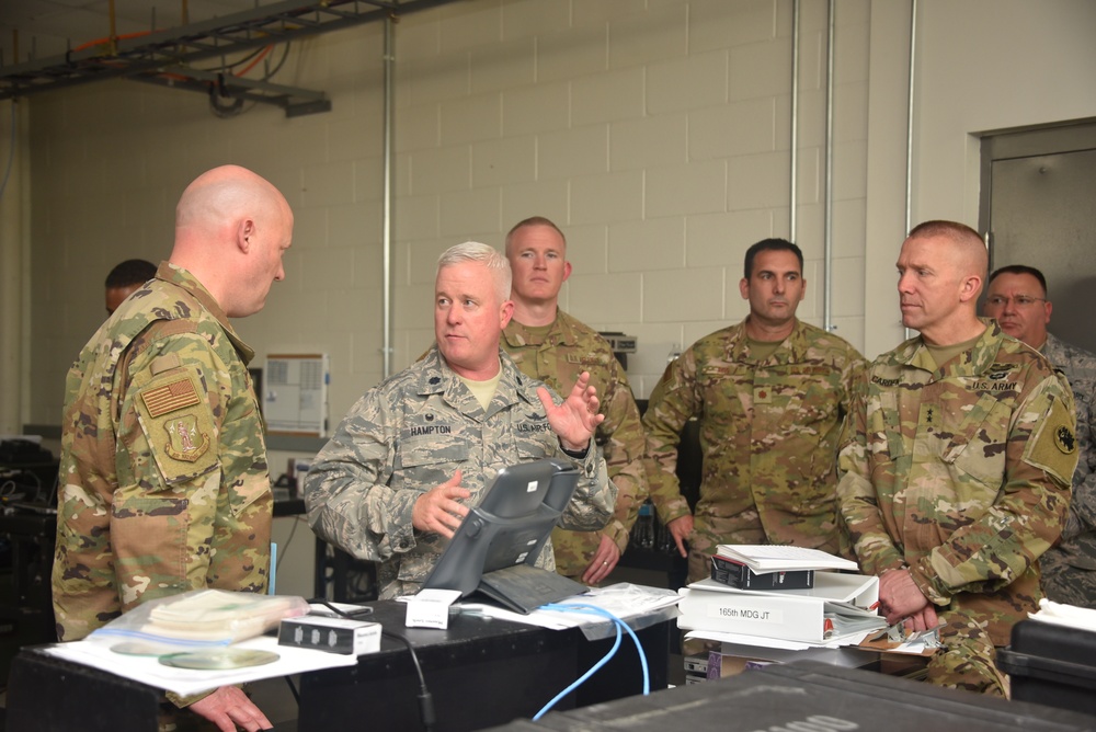 Georgia National Guard Leaders Visit 224th JCSS