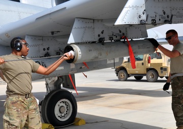 A-10 Maintenance at Kandahar Airfield, Afghanistan