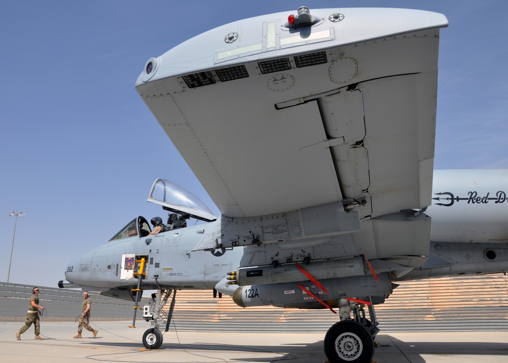 A-10 Maintenance at Kandahar Airfield, Afghanistan