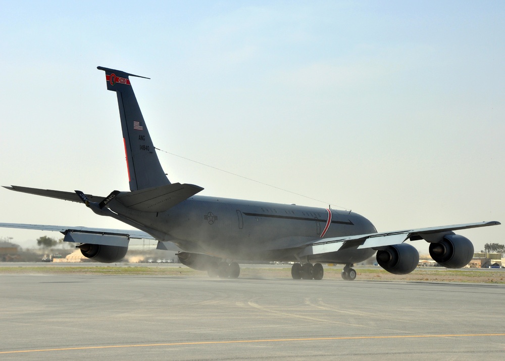 KC-135 Stratotankers at Kandahar Airfield, Afghanistan