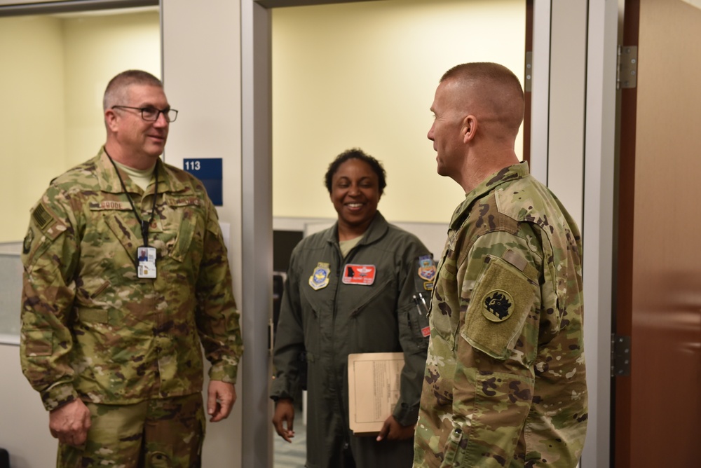 Georgia National Guard leaders visit 165th Airlift Wing