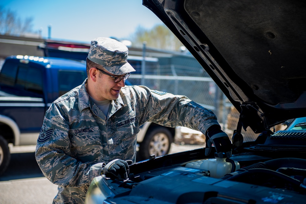 Members of the 150th Logistics Readiness Squadron, Vehicle Operations at Work