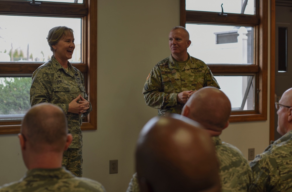 Delaware TAG, Wing Commander, recognize CES Airmen