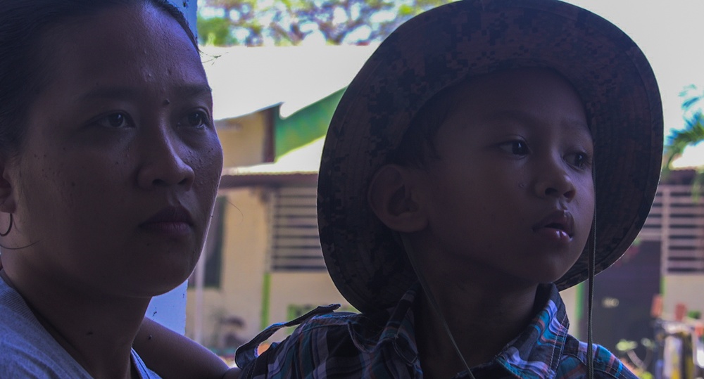 Philippine Army, U.S. Marines hold community relations event for children of Don Eulogio Luistro Elementary School