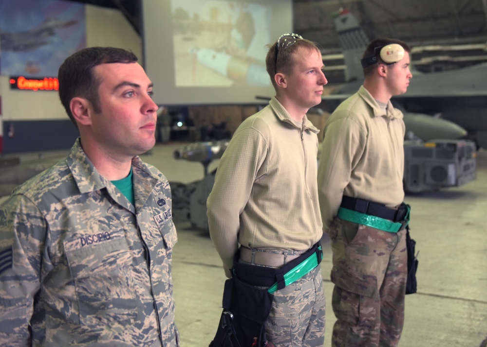 51st AMXS Conducts Weapons Load Crew Competition