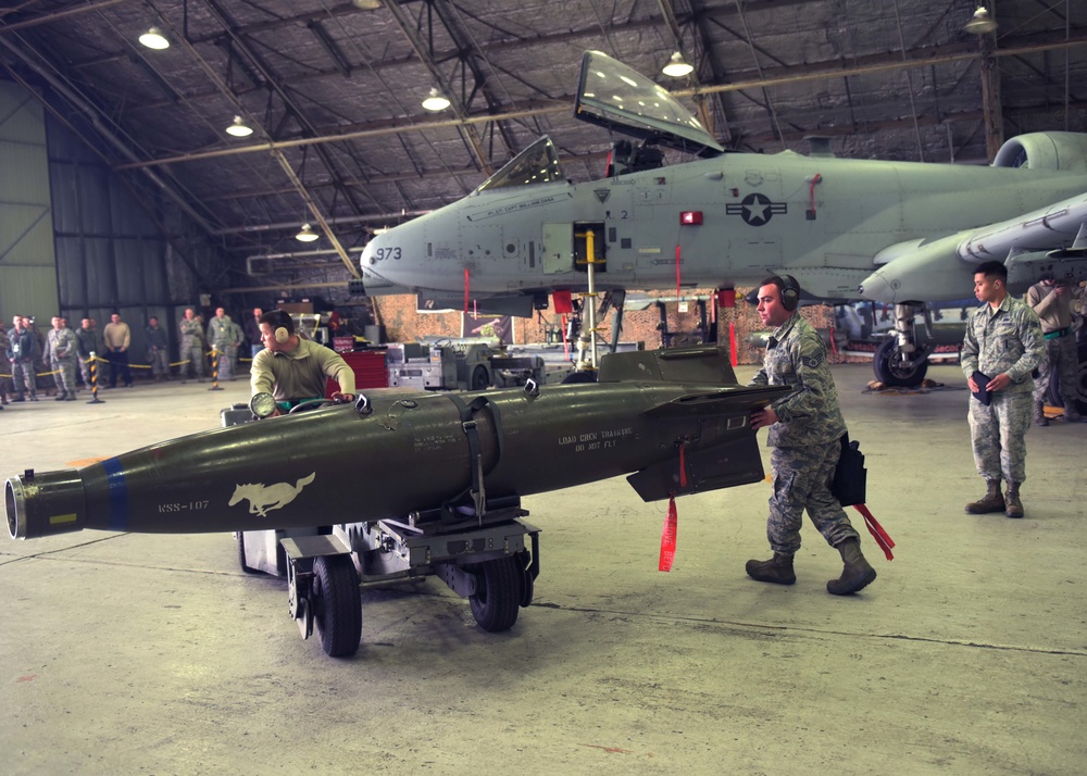 51st AMXS Conducts Weapons Load Crew Competition