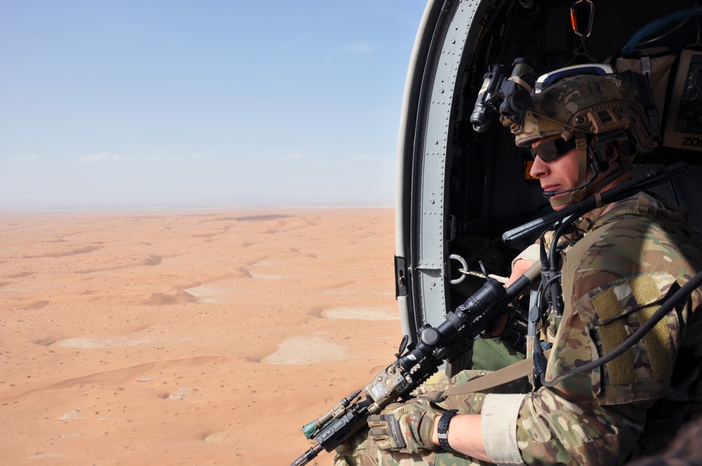 Joint Air Force pararescue, Army Blackhawk training at Kandahar Airfield, Afghanistan