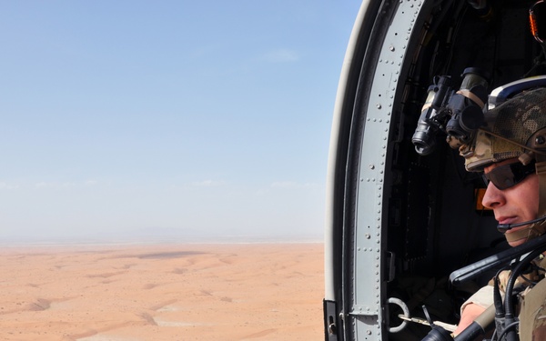 Joint Air Force pararescue, Army Blackhawk training at Kandahar Airfield, Afghanistan
