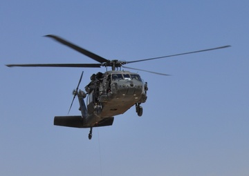 Joint Air Force pararescue, Army Blackhawk training at Kandahar Airfield, Afghanistan