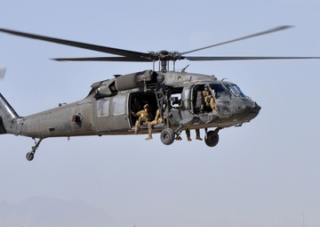 Joint Air Force pararescue, Army Blackhawk training at Kandahar Airfield, Afghanistan
