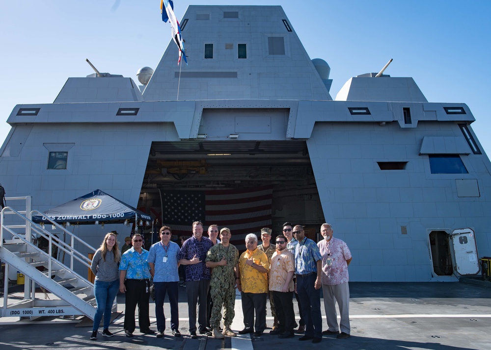 USS Zumwalt Open for Tours