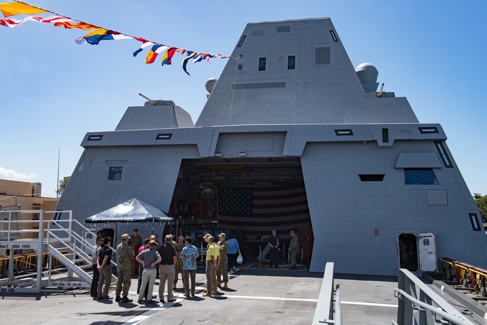 USS Zumwalt Open for Tours