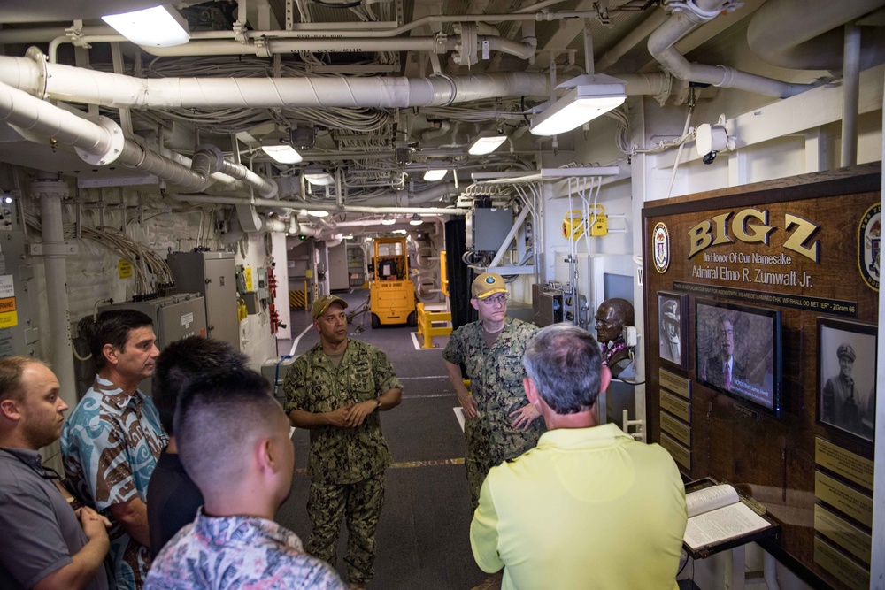 USS Zumwalt Open for Tours