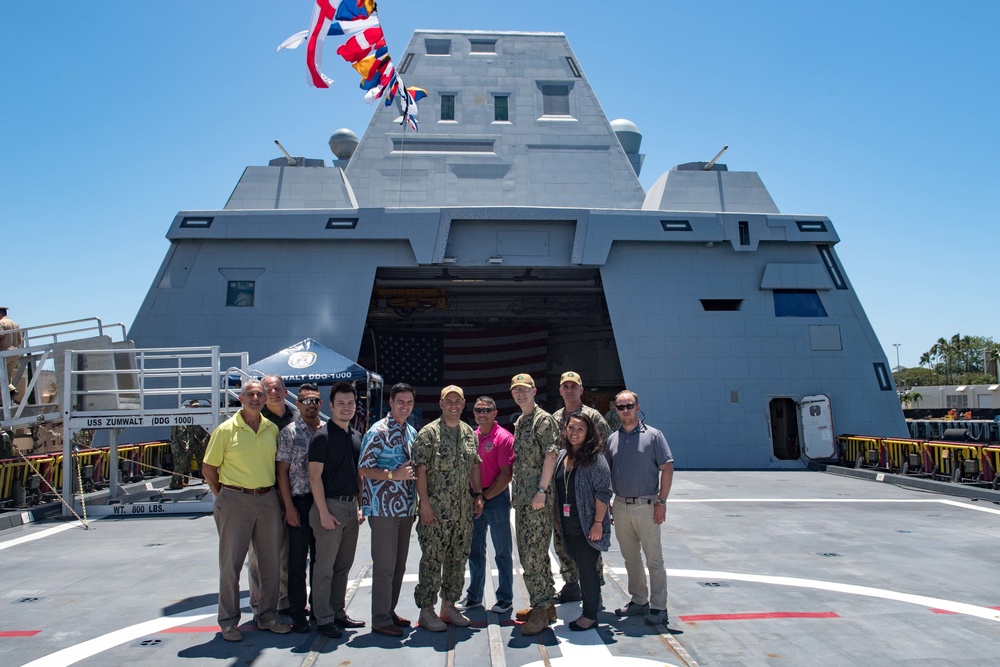 USS Zumwalt Open for Tours