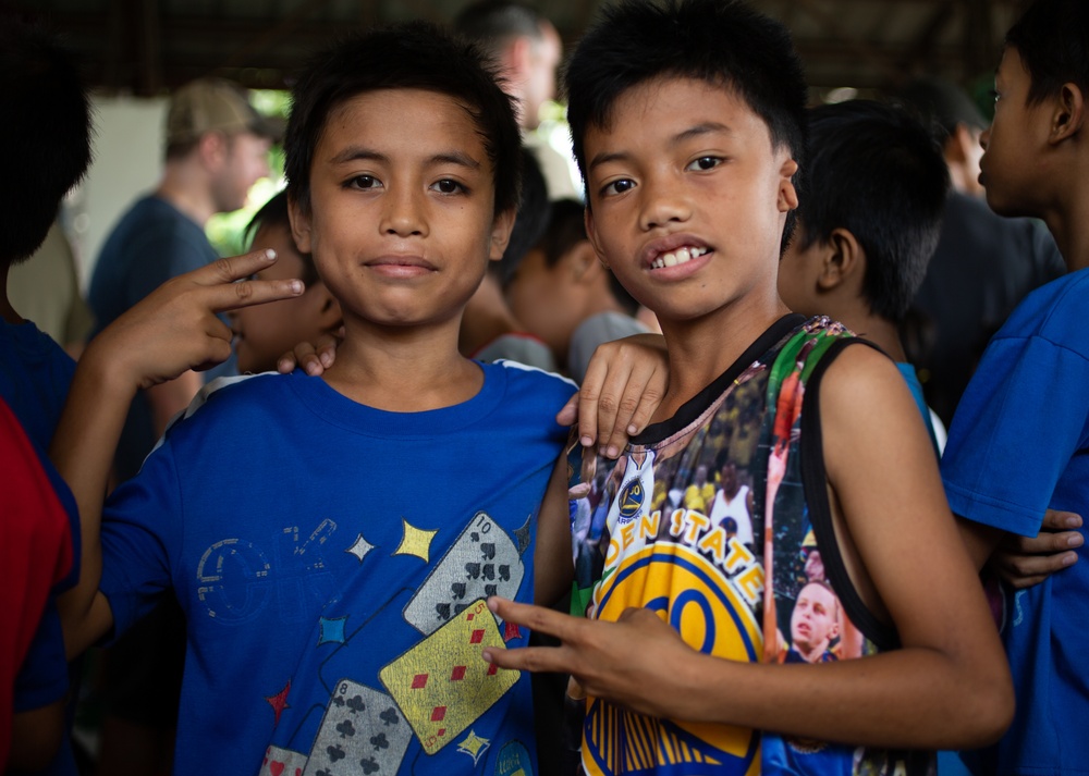 Balikatan 2019: Philippine Army and U.S Air Force host a community relations event in San Pablo, Philippines