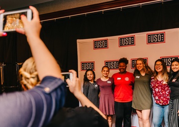 USO Iwakuni supplies dresses to air station teens