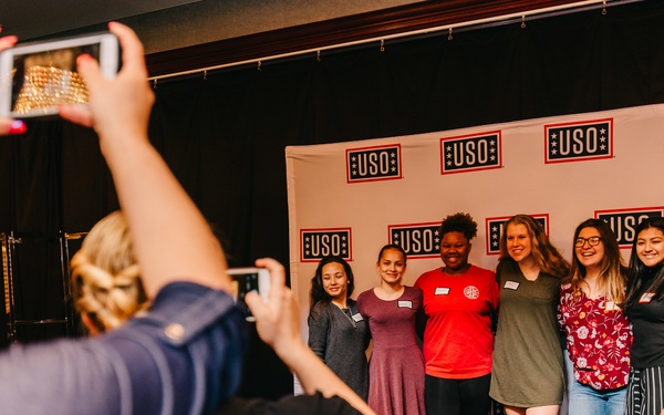 USO Iwakuni supplies dresses to air station teens