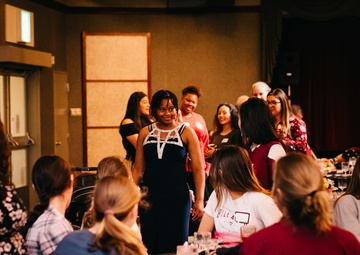 USO Iwakuni supplies dresses to air station teens