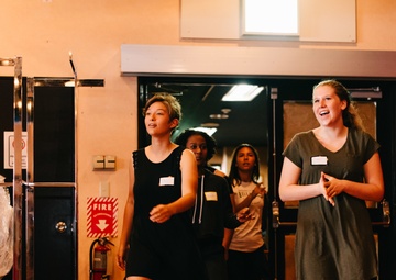 USO Iwakuni supplies dresses to air station teens