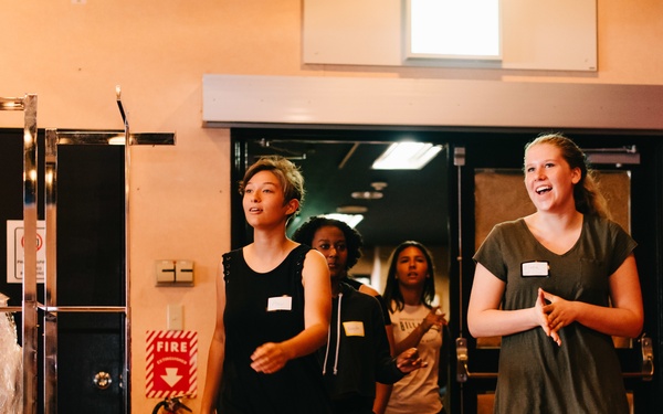 USO Iwakuni supplies dresses to air station teens