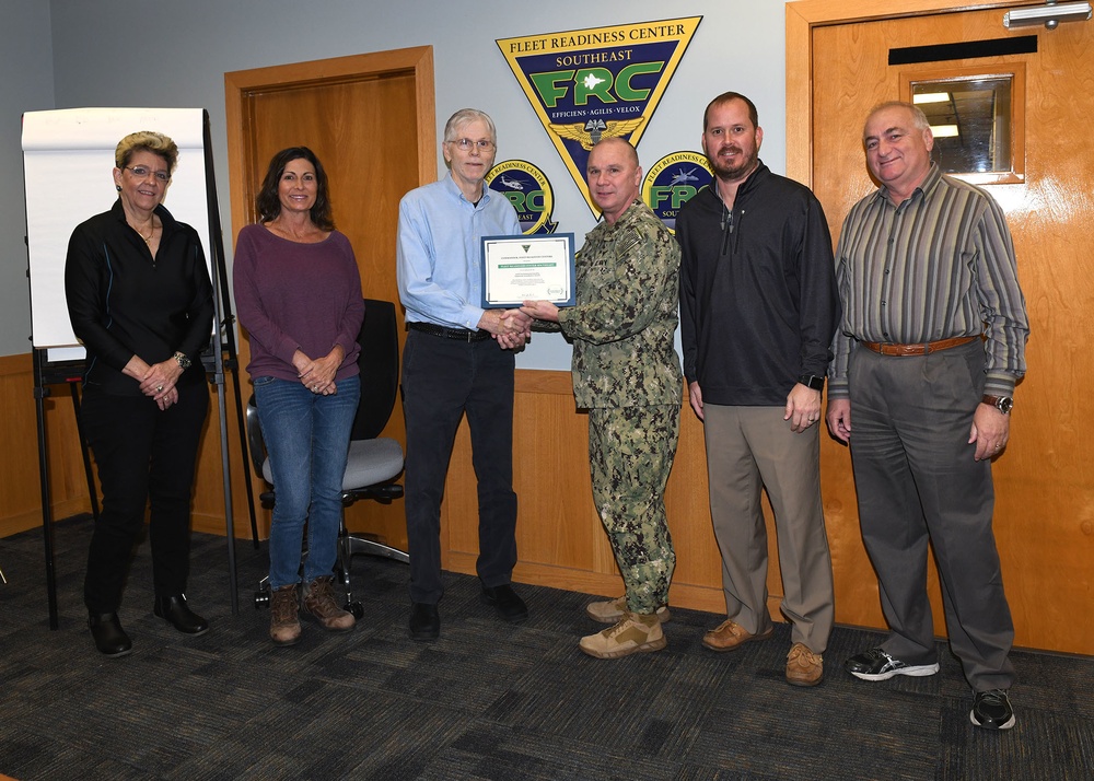 Fleet Readiness Center Southeast wins Secretary of the Navy environmental award