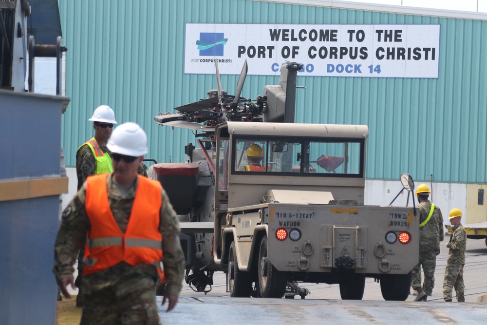 4CAB port operations in Corpus Christi, Texas