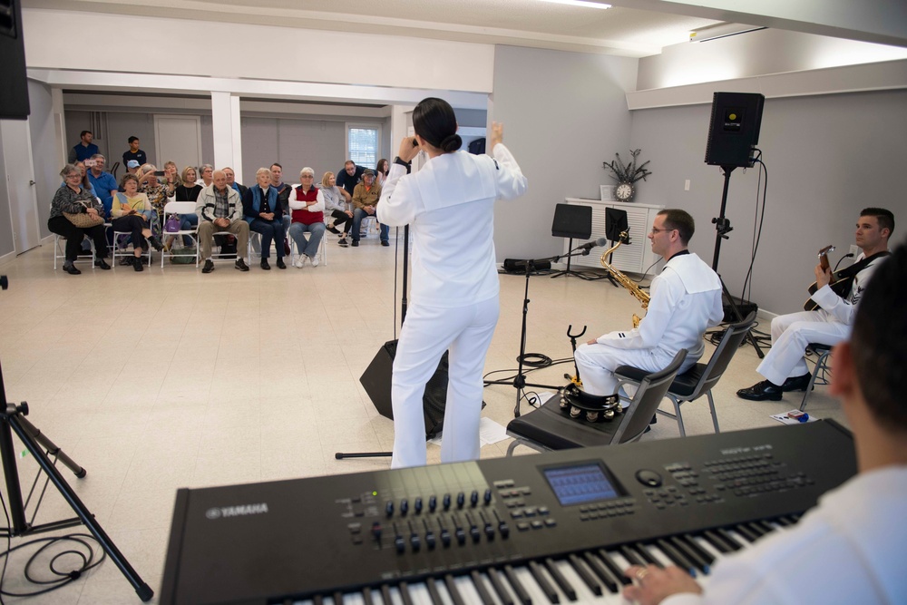 Navy Band NE Performs at Kure Beach Community Center