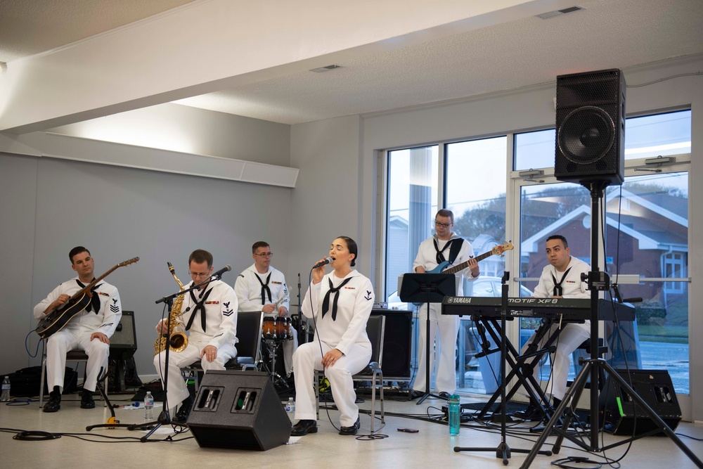 Navy Band Northeast Performs at Kure Beach Community Center