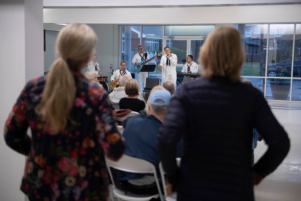 Navy Band Northeast Performs at Kure Beach Community Center