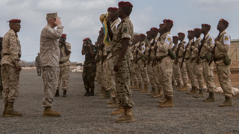 AFRICOM Commander visits Djiboutian RIB