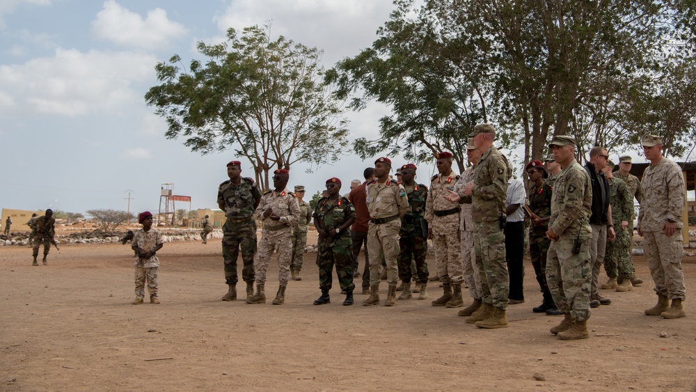 AFRICOM Commander visits Djiboutian RIB