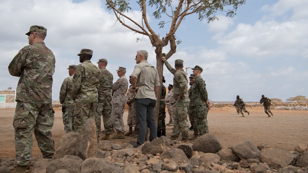 AFRICOM Commander visits Djiboutian RIB