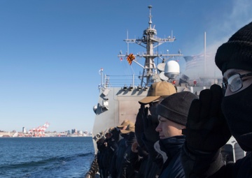 Jason Dunham Arrives in Halifax for Exercise Frontier Sentinel