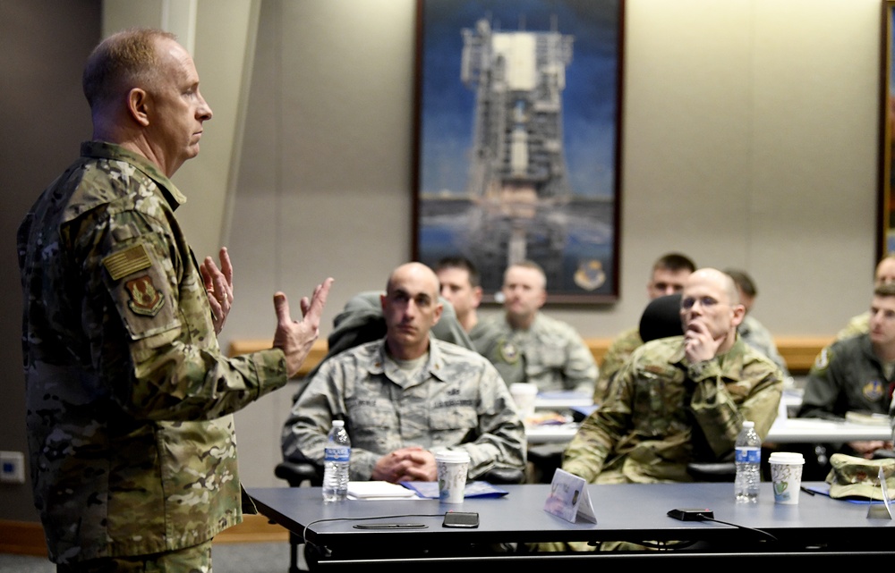 AFMC Commander Speaks to New Leaders