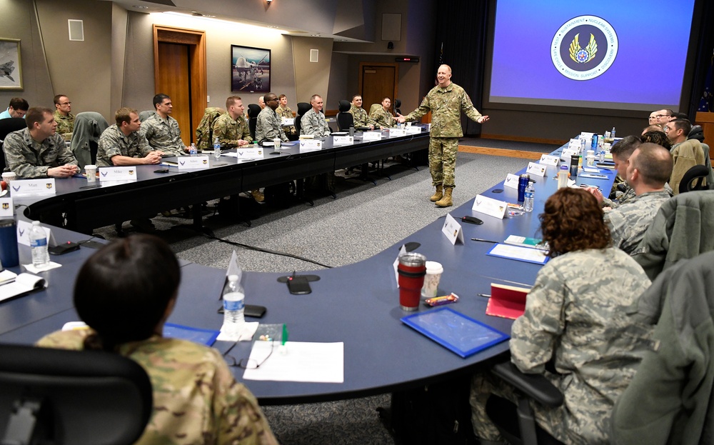 AFMC Commander Speaks to New Leaders