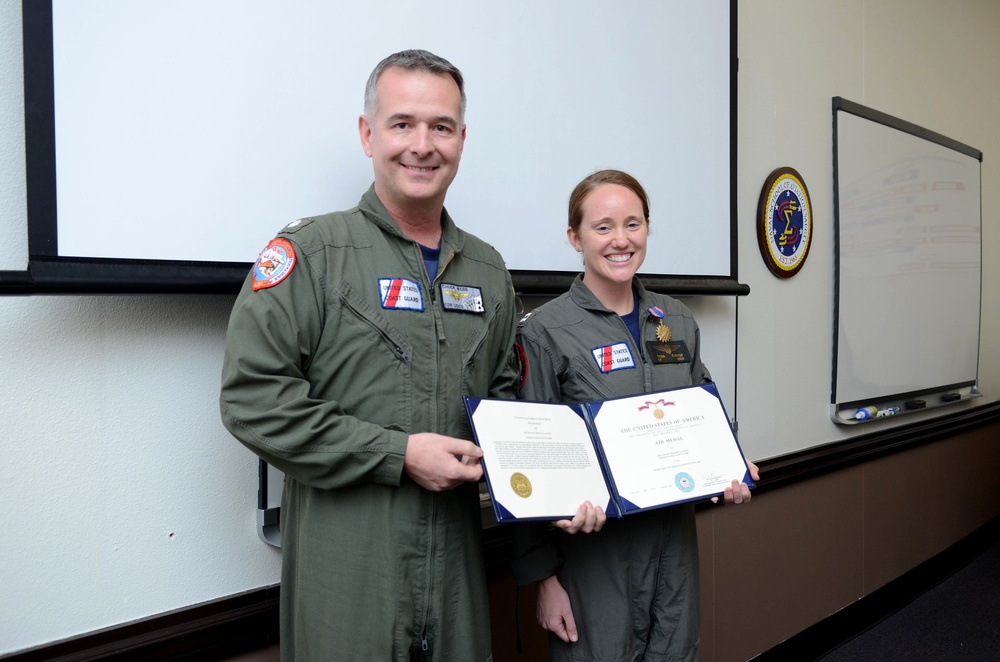 Coastguardsman Receives Air Medal for Medical Evacuation
