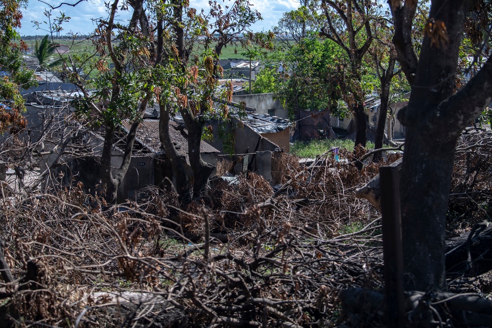 Food Distribution in Nhagau, Mozambique after Cyclone Idai