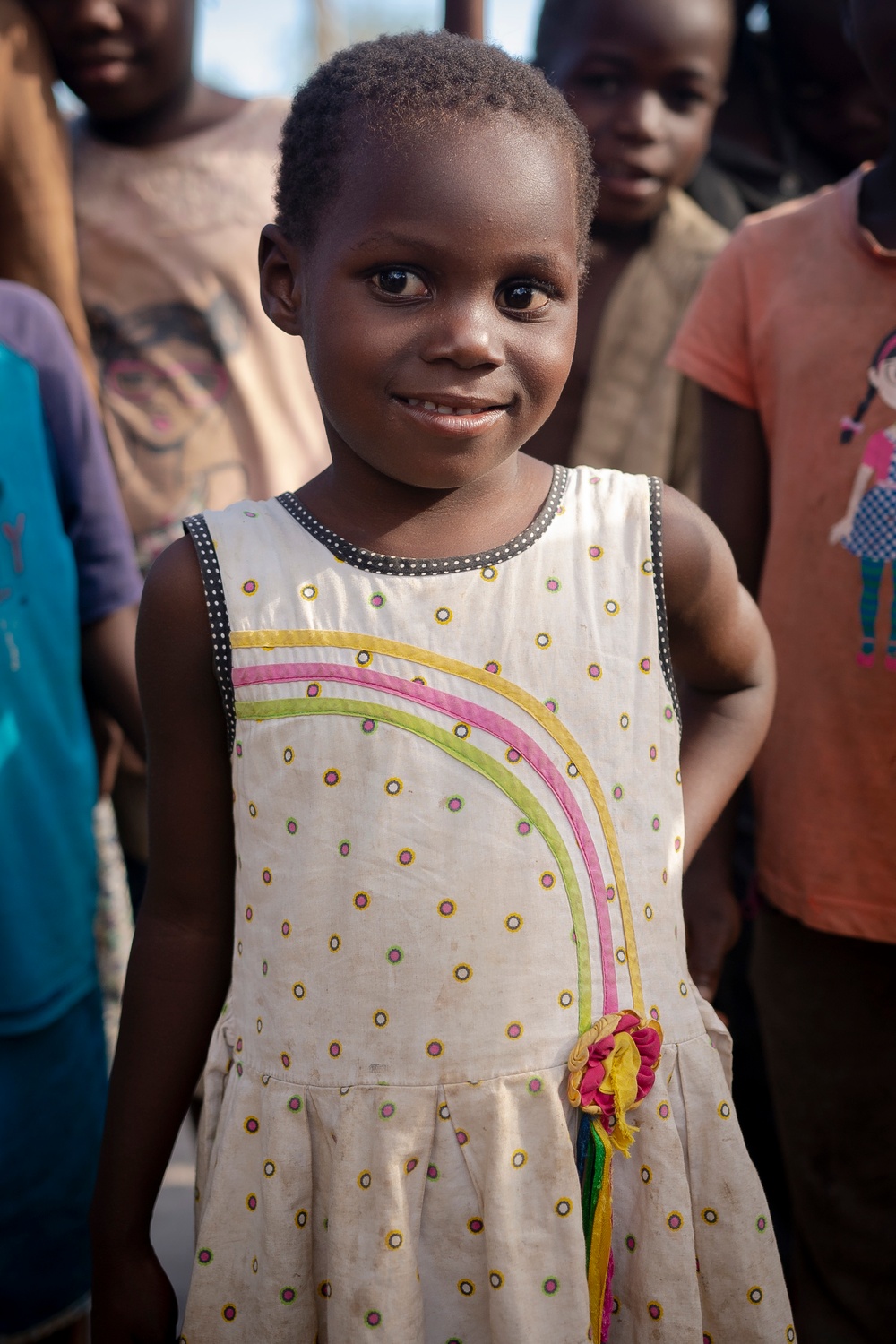 Food Distribution in Nhagau, Mozambique after Cyclone Idai