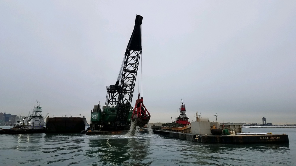 Corps of Engineers removes 4 million cubic yards of dredge material from Boston Harbor