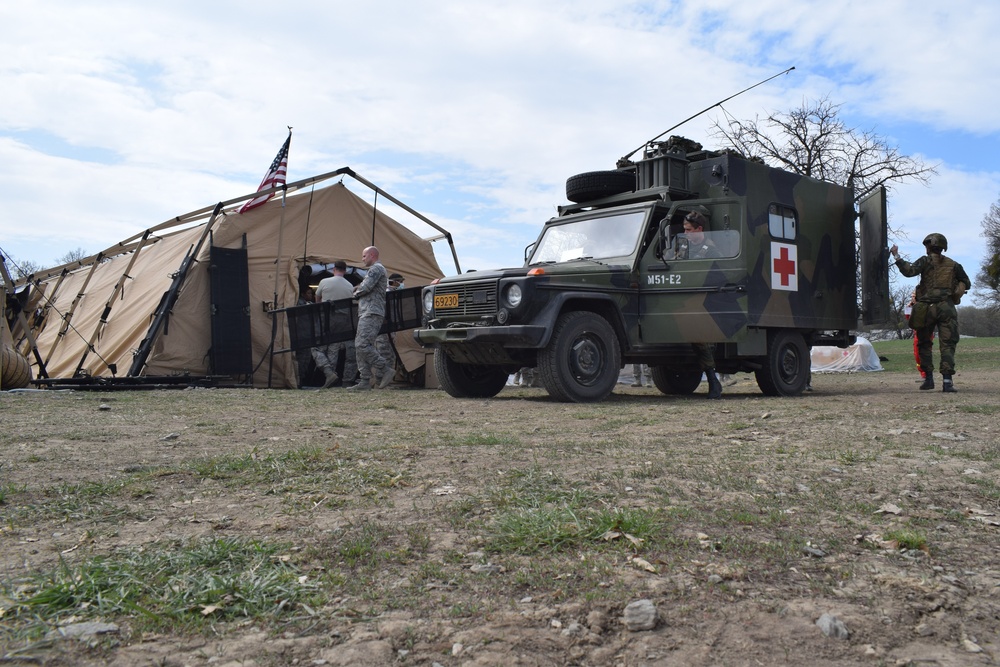 Vigorous Warrior 19 puts Ramstein airmen at the focal point of largest-ever NATO medical exercise