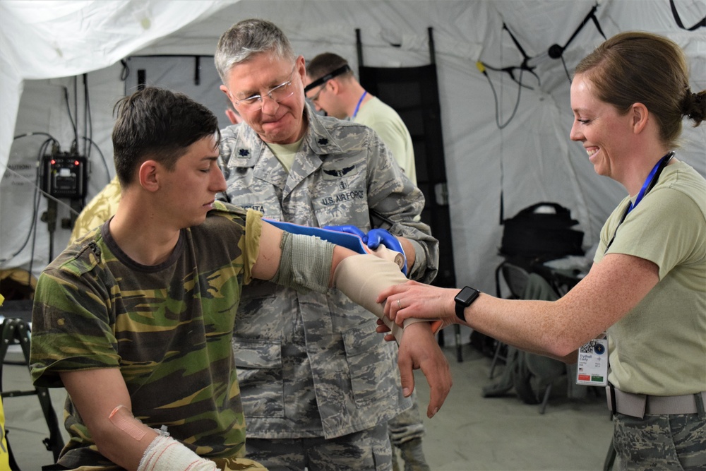 Vigorous Warrior 19 puts Ramstein airmen at the focal point of largest-ever NATO medical exercise