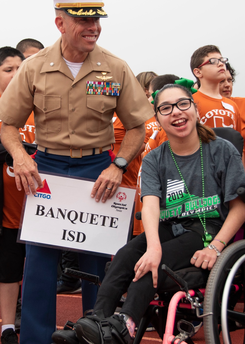 CNATRA Helps Kick Off South Texas Special Olympics Spring Games