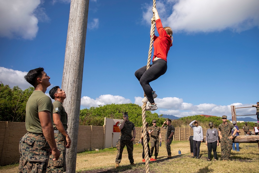 Wahine warriors - MCBH spouses trade places